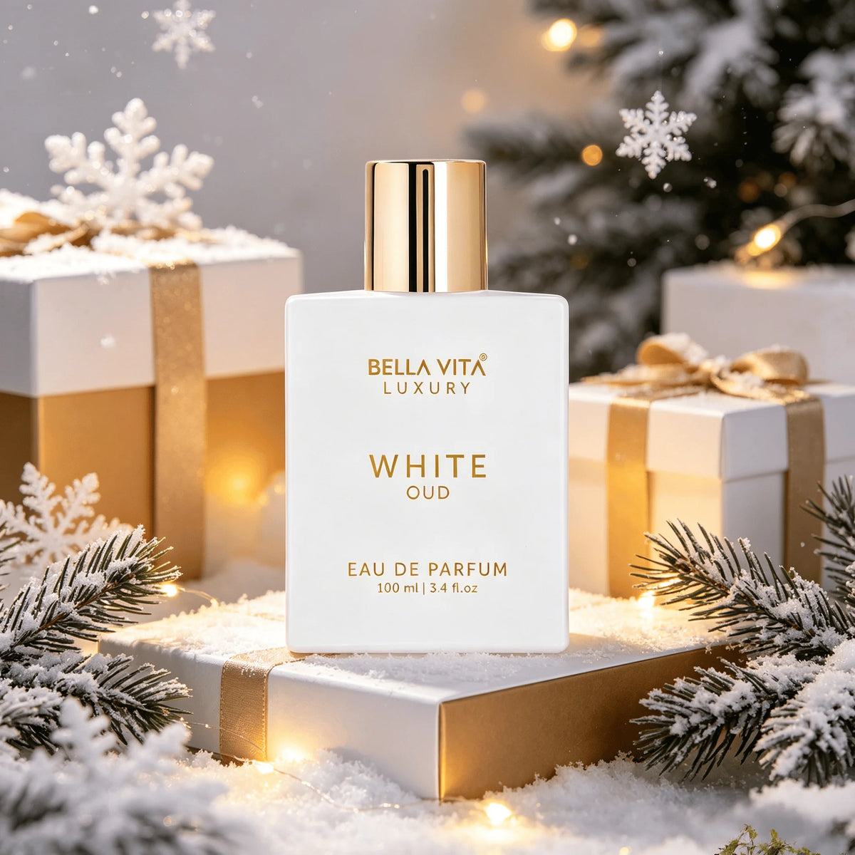 Bella Vita Luxury White Oud Spray - Long Lasting Unisex Woody Fragrance