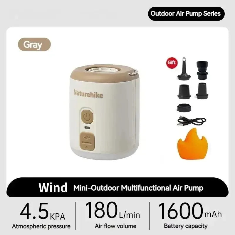 Naturehike Portable Electric Air Pump For Inflatable Camping Gear