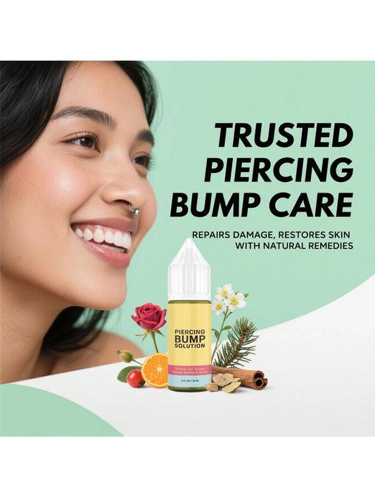 15ml Plant‑Extract Piercing Aftercare Serum Care Oil Daily Pierced Skin Maintenance for Ear Nose Piercings Soothes Redness Swelling Protect Skin Piercing Facial Care Solution Piercing