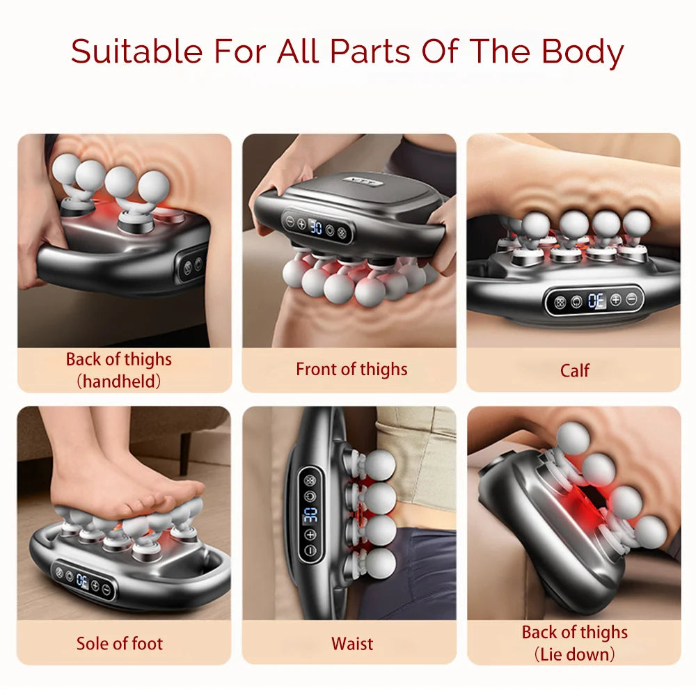 Foreverlily Fascia Massage Gun - 16 Heads For Deep Muscle Pain Relief