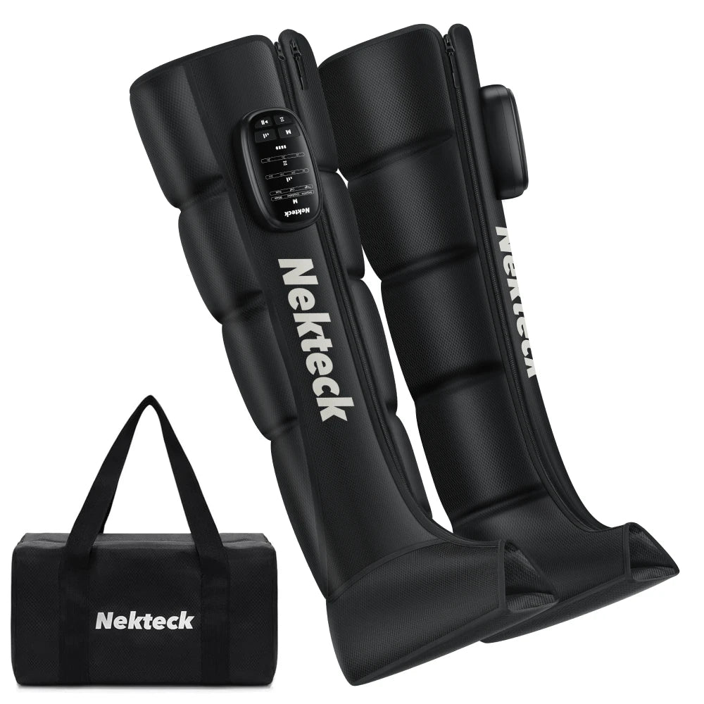 Nekteck Air Pressure Calf And Leg Massager Boots With Bag