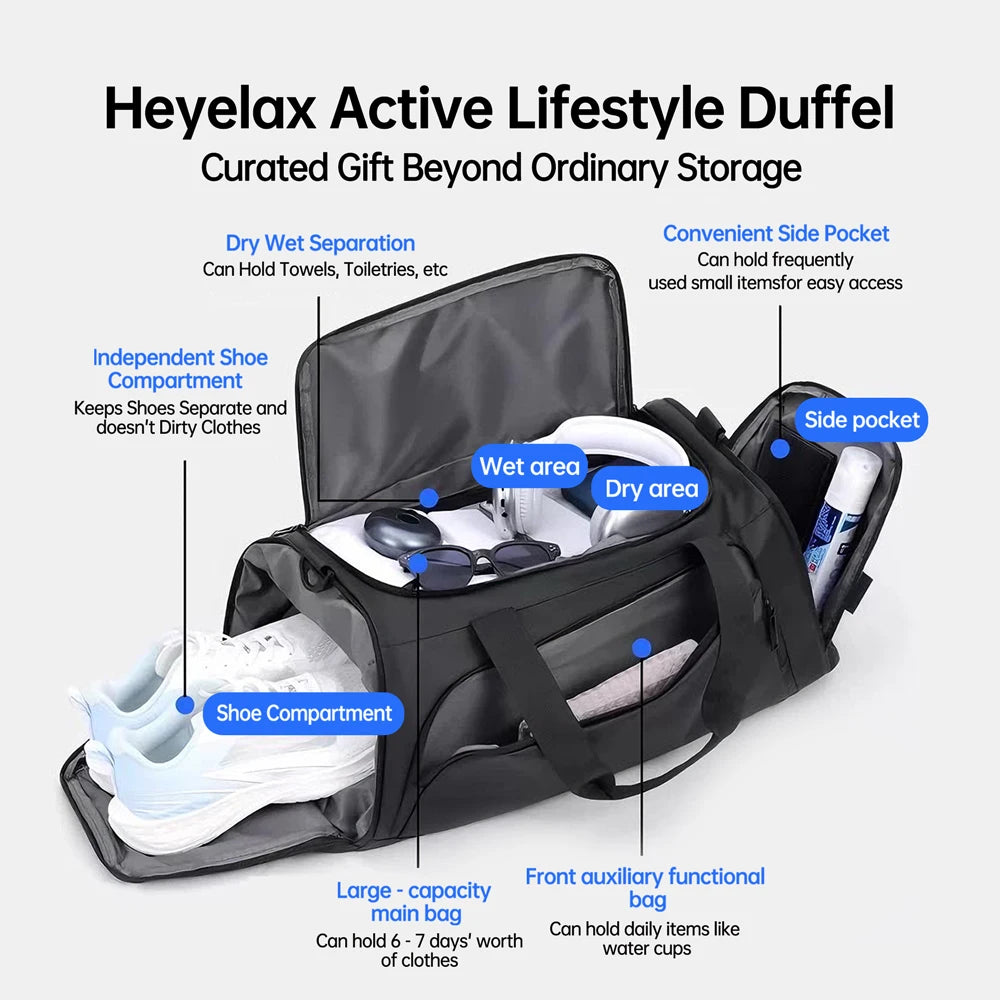 Heyelax Air Compression Leg Massager For Muscle Recovery And Circulation