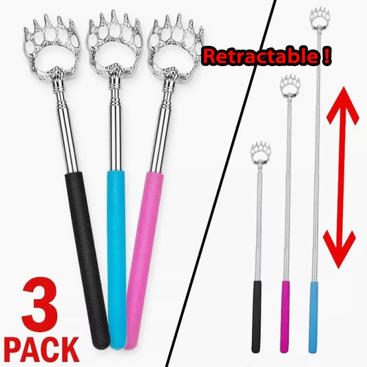 Stainless Steel Telescoping Back Scratcher With Comfort Handle