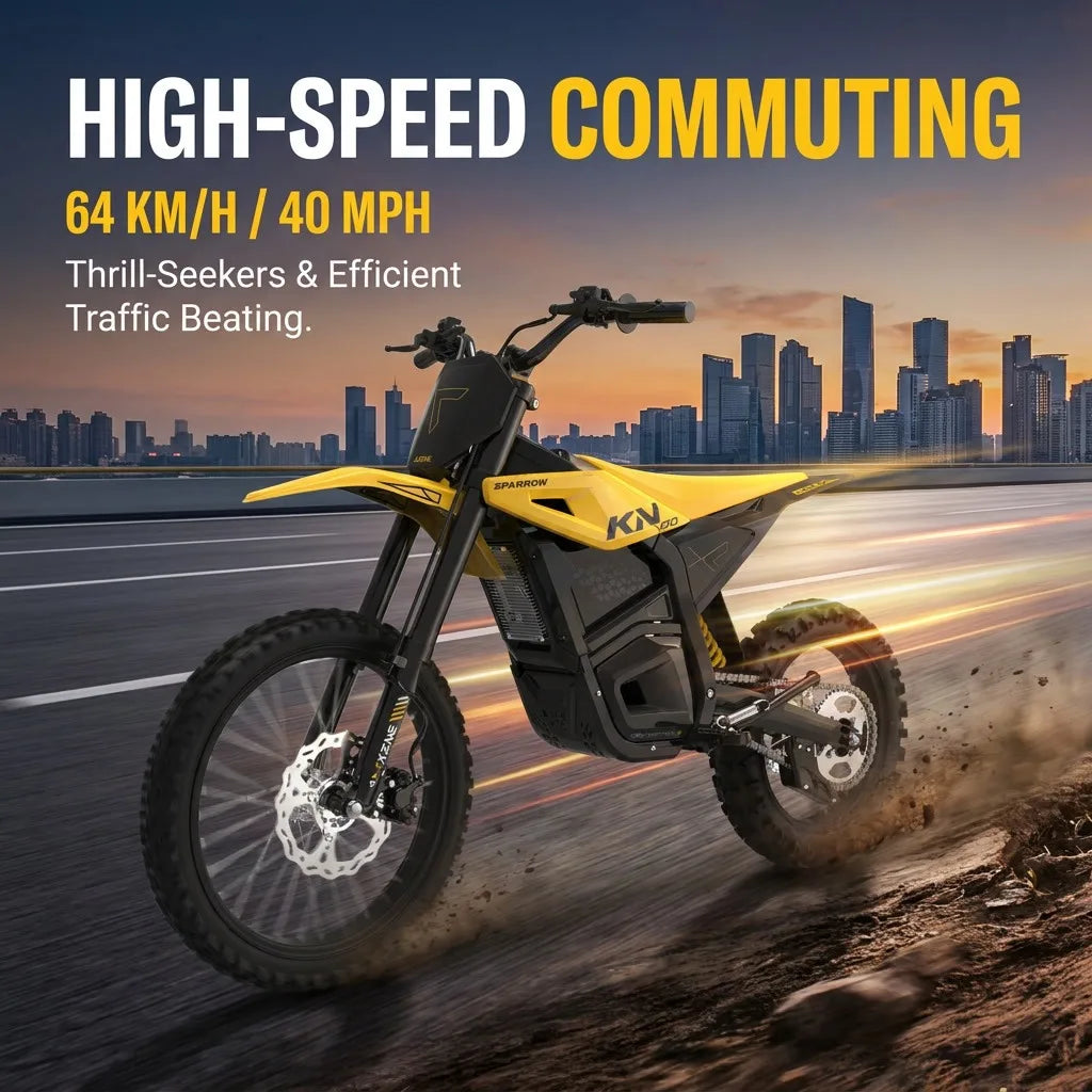 Off Road Electric Scooter With Hydraulic Suspension And Fat Tires